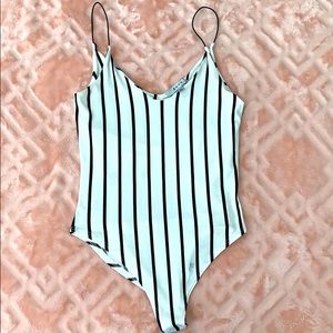 Striped Body Suit